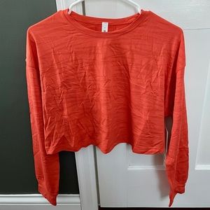 NWT LULULEMON MUSCLE LOVE LONG SLEEVE SHIRT *TIGER MESH Warm Coral 4